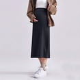 thumbnail image 1 of Wowcloth Maternity Skirt for Women, Solid Color Warm Loose Fit with Bump Support, All-Season Outerwear Skirt for Pregnancy and Everyday Use, 1 of 5