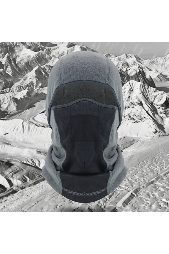 Men's Outdoor Balaclava, Warm Windproof Neck Gaiter, Sports Face Cover for Cycling and Skiing