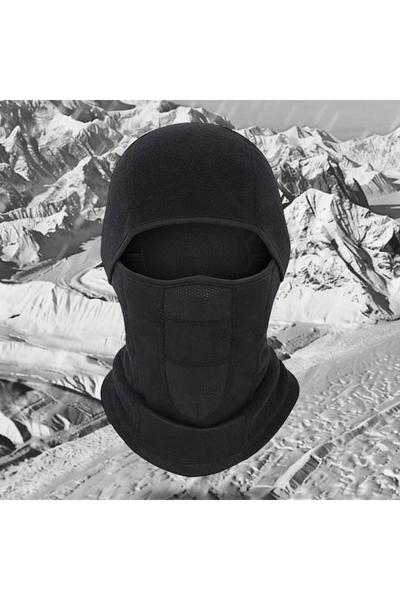 Men's Outdoor Cycling Neck Gaiter, Windproof Thermal Balaclava for Skiing and Winter Sports