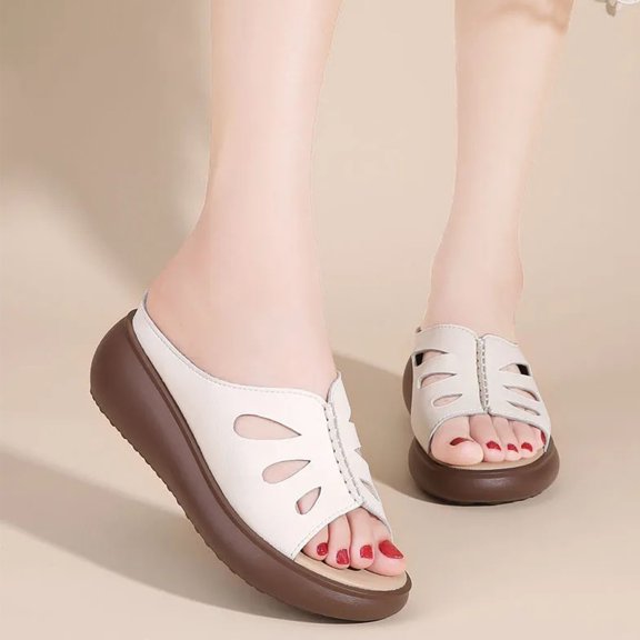 Wowcloth Open-Toe Sandals for Women – Casual Slip-On Spring Dressy Arrival with Stylish Spring Outfits,Plus Size