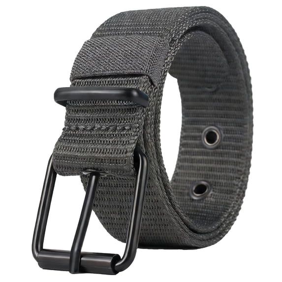 Wowcloth Unisex Canvas Nylon Belt with Secure Pin Buckle Closure, Durable and Lightweight for Travel, Outdoor and Daily Use