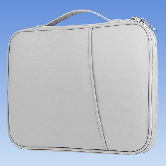 Wowcloth Unisex Tablet Bag, Lightweight Handheld Protective Sleeve with Solid Color for Commute Travel and Daily Use