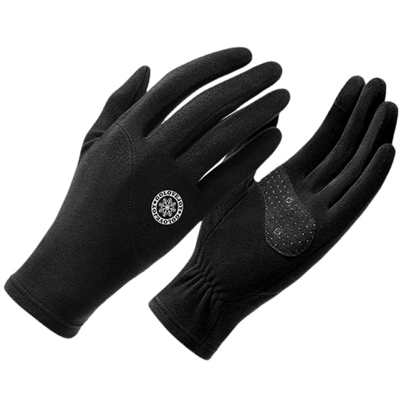 Wowcloth Winter Fleece Gloves for Women, Thermal Insulated Plush Lined, Outdoor Winter Cold Protection Handwear