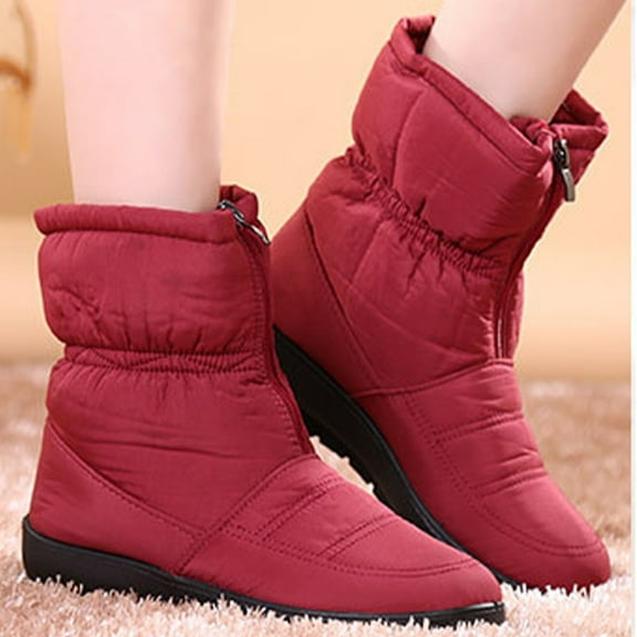 Wowcloth Winter Snow Boots for Women – Plush Lined & Extra Warmth with Cozy Comfort for Cold Weather Outdoor Activities