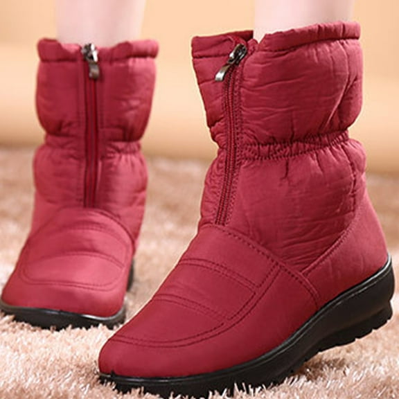 Wowcloth Winter Snow Boots for Women – Plush Lined & Extra Warmth with Cozy Comfort for Cold Weather Outdoor Activities