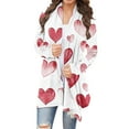 thumbnail image 1 of Wowcloth Woman's Casual Long Sleeve Cardigan with Romantic Print for Daily Wear and Special Wears, 1 of 4