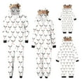 thumbnail image 1 of Wowcloth Woman's Family Matching Christmas Print Pajamas Jumpsuit, Cozy Homewear with Festive Pattern for Holiday Season and Family Time, 1 of 7
