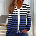 thumbnail image 1 of Wowcloth Woman's Hooded Zip-Up Sweatshirt, Casual Loose-Fit Long Sleeve with All-Over Print, Fashionable for Autumn and Daily Wear, 1 of 6