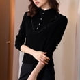 thumbnail image 1 of Wowcloth Woman's Thermal Base Layer Shirt, Solid Color Long Sleeve Mock Neck with Double-Layer Fleece, Insulating and Warm for Winter and Daily Wear, 1 of 5