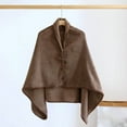 thumbnail image 1 of Wowcloth Woman's Winter Flannel Shawl, Thickened Solid-Color Design, Cozy Blanket Cape for Warmth, Winter Outdoor and Indoor Use, 1 of 3
