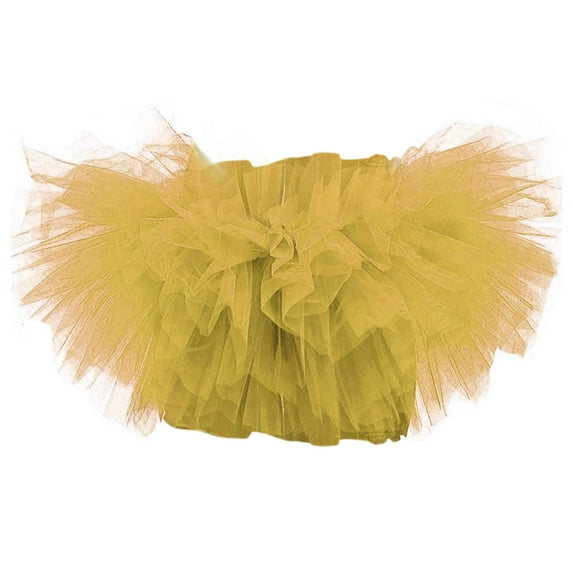 Wowcloth Women 5 Layers Tutu Fluffy Dance Ballet Bubble Skirt Puffy Elastic Tulle Short Skirts Halloween Christmas Costume