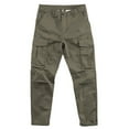 thumbnail image 1 of Wowcloth Women Casual Workwear Pants Vintage Washed Fit Straight Trousers Outdoor Cargo Trousers, 1 of 7