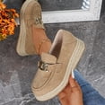 thumbnail image 1 of Wowcloth Women's Casual Loafers & Sandals – Comfortable Lift Slip-On with Stylish Versatile Fisherman Design for Everyday Summer and Fall Outfits, 1 of 9
