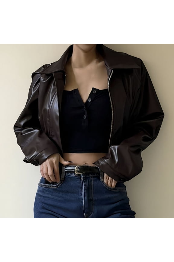 Women's Casual Long Sleeve Jacket, Hoodless Sequin Embellished Coat for Daily Wear and Outdoor Activities