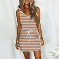 thumbnail image 1 of Wowcloth Women's Casual Printed V-neck Short Suspender Dress - Cute Outdoor Concert Dress, 1 of 5