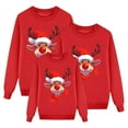 thumbnail image 1 of Wowcloth Women's Christmas Thermal Sweatshirt, Long Sleeve Round Neck Casual Print Cotton Fleece-Lined, Cozy Warm Winter Wear for Holiday Festive and Casual Outfits, 1 of 3
