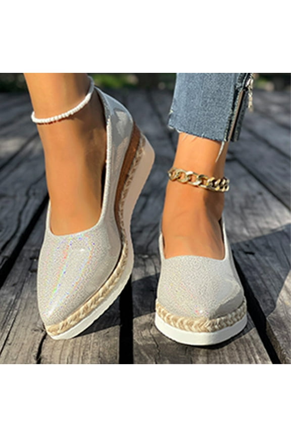 Women's Fashion Casual Low-Top Slip-On Shoes - Lightweight Easy-On with Slip-Resistant Sole, Breathable Slides for Everyday Wear & Outdoor Activities
