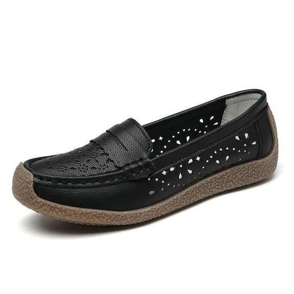 Wowcloth Women's Fashion Casual Sneakers – Easy Slip-On, Lightweight Non-Slip with Comfortable Driving Shoes for Everyday Wear