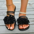 thumbnail image 1 of Wowcloth Women's Fashion Casual Solid Color Flower Sandals - Versatile for Spring & Summer Vacation, Leisure and Outdoor, 1 of 6