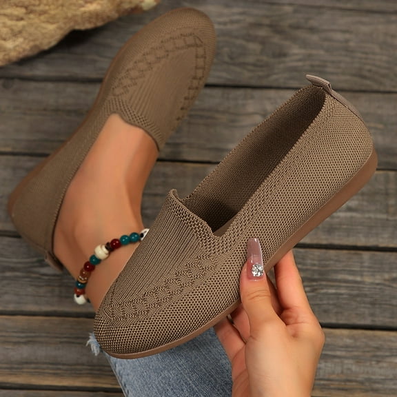 Wowcloth Women's Fashion Casual Spring & Summer Flat - Bottomed Mesh Slip - On Work Shoes