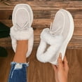 thumbnail image 1 of Wowcloth Women's Fashion Winter Snow Boots – Thick Platform Slip-Resistant with Plush Fur Lining, Bow Decor & Comfortable Wedge Heel for Casual Outwear, 1 of 3