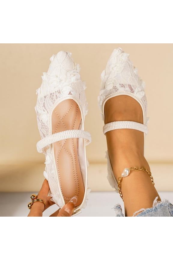 Women's Flat Shoes – Fashionable Casual Solid Color Pointed Toe Slip-On with Bean Sole for Daily Wear