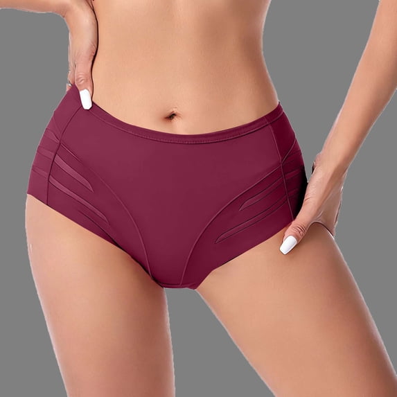 Wowcloth Women's Ice Silk Panties, High Elastic Breathable Mesh with Butt Lifting Design, Soft and Comfortable for Daily Wear