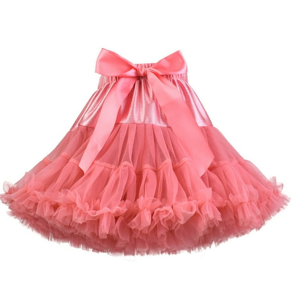 Wowcloth Women's Mesh Tulle Puffy Petticoat Tutu Ballet Bubble Short Ballerina Skirt