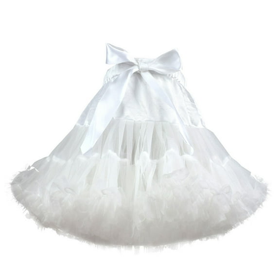 Wowcloth Women's Mesh Tulle Puffy Petticoat Tutu Ballet Bubble Short Ballerina Skirt