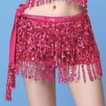 thumbnail image 1 of Wowcloth Women's Sexy Hip Scarf Sequined Tassel Waist Scarf Adult Female Belly Dance Dress Bandage Waist Chain Skirt, 1 of 6