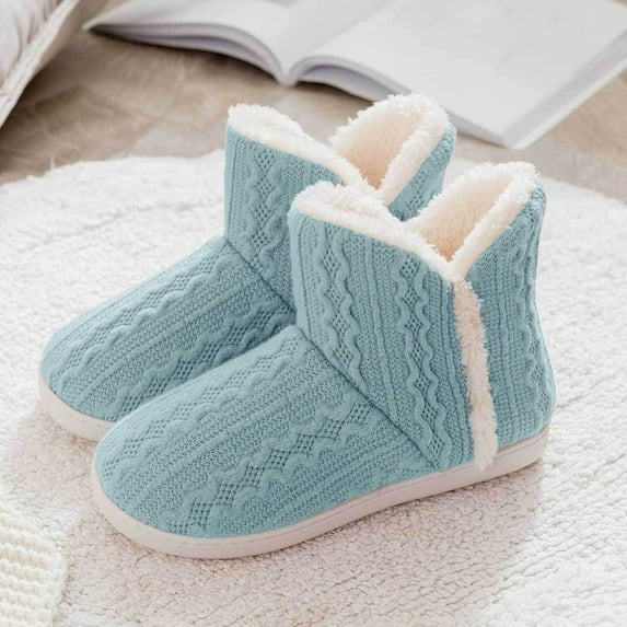 Wowcloth Women's Snow Boots – Cozy Solid Color Slip-On with Thermal Insulation for Maternity Comfort & Home Wear