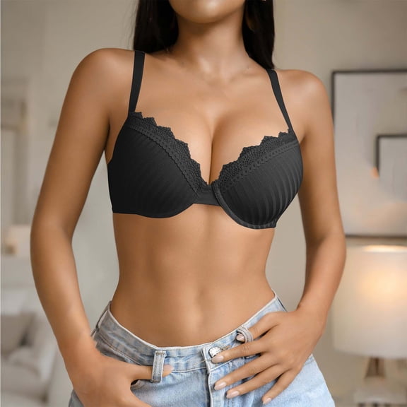Wowcloth Women's Sports Bra, Wire-Free Lightweight Comfortable Seamless Breathable Solid Color for Fitness and Daily Wear
