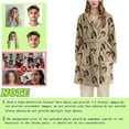 thumbnail image 1 of Wowcloth Women's Thickened Fleece-Lined Flannel Hooded Robe - Long Cozy Bathrobe for Home, Lounge & Winter Comfort, 1 of 6