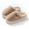thumbnail image 1 of Wowcloth Women's Winter Fluffy Slippers – Cozy Non-Slip Indoor/Outdoor House Shoes with Soft Plush Lining & Slip-Resistant Sole for Couples Footwear, 1 of 5