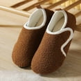 thumbnail image 1 of Wowcloth Women's Winter Thick Sole Slipper Socks – Non-Slip Heel-Covering Cozy Cotton House Shoes for Indoor Comfort, 1 of 4