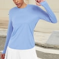 thumbnail image 1 of Wowcloth Women's Yoga Top, Casual Solid Color Pullover Long Sleeve with Thumb Holes, Sport Wear for Yoga and Daily Fitness, 1 of 9