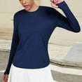 thumbnail image 1 of Wowcloth Women's Yoga Top, Casual Solid Color Pullover Long Sleeve with Thumb Holes, Sport Wear for Yoga and Daily Fitness, 1 of 6