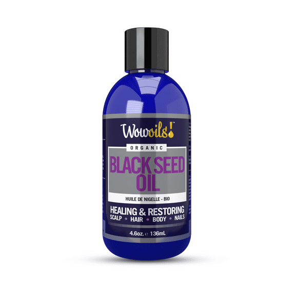 Wowoils!™ Black Seed Oil for Scalp Hair Body & Nails for All Skin Types - 4.6 oz