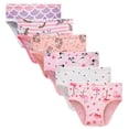 thumbnail image 1 of Wowoo Place 100% Cotton Girls Underwear 6-Pack Soft And Breathable Panties, Size 12, 1 of 7