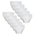 thumbnail image 1 of Wowoo Place Little Girls White 100% Cotton Panties, 10-Pack, Size 4T, 1 of 8