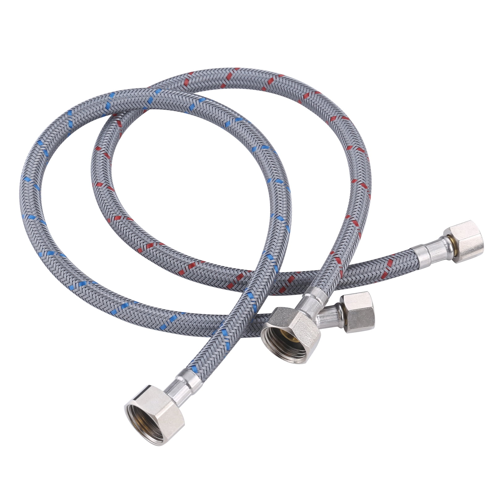 Compression Kitchen Faucets Wowow 20” Length Faucet Hose Connects Bathroom Kitchen Sink to Water ...