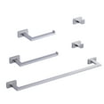 thumbnail image 1 of Wowow 5-Piece Brushed Nickel Decorative Bathroom Hardware Set with Towel Bar,Toilet Paper Holder and Robe Hook, 1 of 5