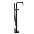 thumbnail image 1 of Wowow Brass Single-Handle Freestanding Tub Faucet Floor Mounted with Hand Shower in Oil Rubbed Bronze, 1 of 8