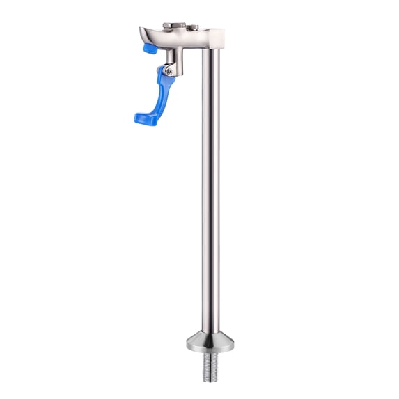 Wowow Commercial Deck Mounted Glass Filler Faucet, 14 in. High-Arc Glass Filling Water Station in Brushed Nickel