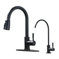 thumbnail image 1 of Wowow Kitchen Faucet and Water Filter Faucet Combo, WOWOW Stainless Steel Kitchen Sink Faucet with Drinking Water Faucet for Reverse Osmosis or Water Filtration System, Oil Rubbed Bronze, 1 of 5