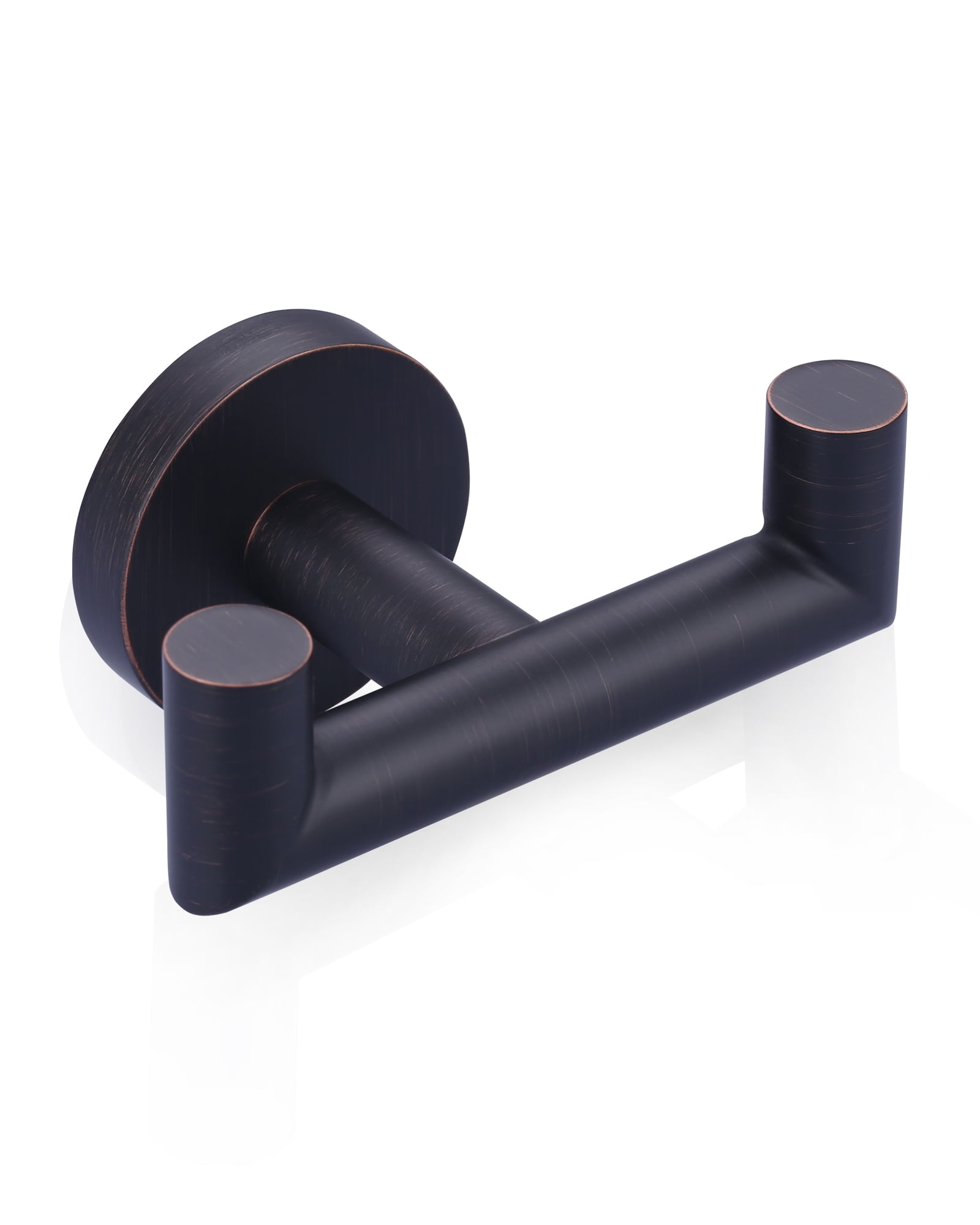 Oil Rubbed Bronze Double J-Hook Wall Mounted Towel Hook