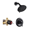 thumbnail image 1 of Wowow Single Handle 5-Spray Shower Faucet 1.8 GPM with Pressure Balance in Oil Rubbed Bronze, 1 of 6