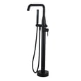 thumbnail image 1 of Wowow Single Handle Freestanding Tub Faucet with Hand Shower in Oil Rubbed Bronze, 1 of 2