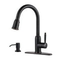 thumbnail image 1 of Wowow Stainless Steel Kitchen Faucet with Soap Dispenser, Oil Rubbed Bronze Kitchen Faucet for Sinks, 1 of 7