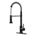 thumbnail image 1 of Wowow Stainless Steel Single Handle Pull Down Sprayer Kitchen Faucet in Oil Rubbed Bronze, 1 of 8